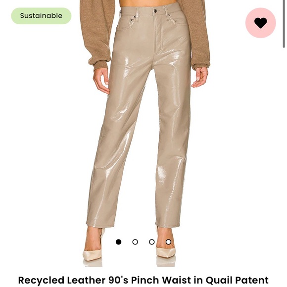 AGOLDE patent leather pants size 27 - Picture 1 of 14